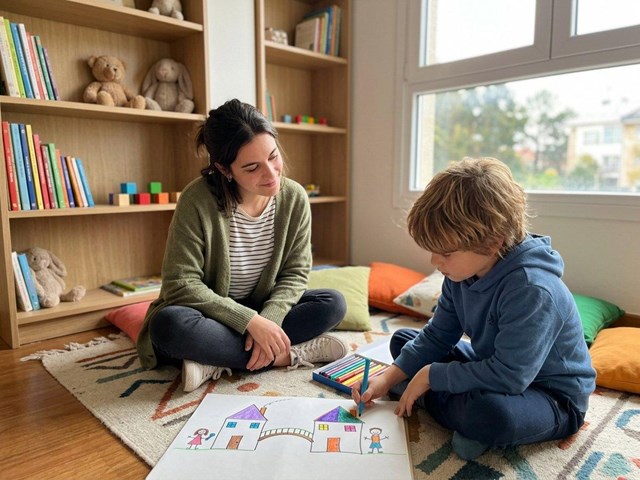Ayuda a tu hijo a superar el cambio: psicólogo infantil para separación o divorcio en Narón