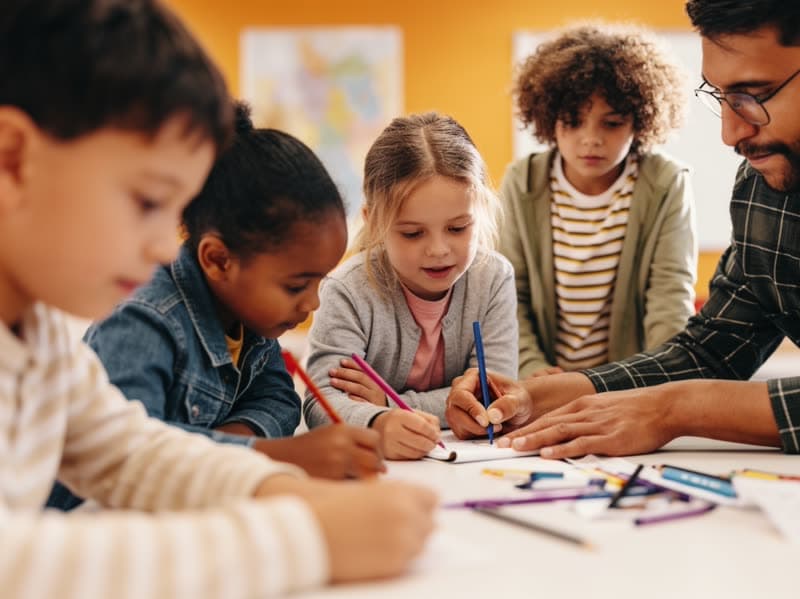 Psicopedagoga en Ferrol realizando estimulación cognitiva de atención y memoria